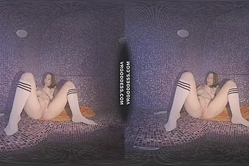 Pretty Teen Lika Masturbating With A Fetish Dildo In The Sauna Steam Room (18+) - porn video