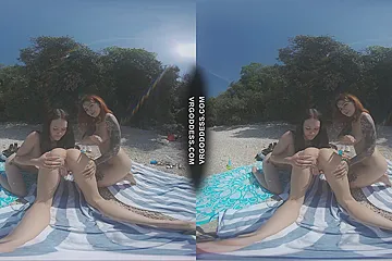3 Babes On Nude European Beach Mini Lesbian Outdoor Vacation Orgy Matty Cheri Rebeka Ruby - porn video