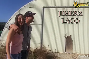 Jimena Lago Fucks Her Latina Pussy Outdoor - porn video