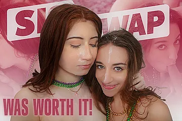 Ava Davis & Venice Rose & Elias Cash & Nick Strokes in Mardi Gras Swap - SisSwap - porn video