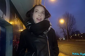 Charlotta Johnson & Martin Gun in Czech Car Fuck After Public Blowjob - PublicAgent - porn video
