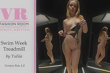 Luna Vr Queens In F**king Treadmill Swim Week Show - porn video