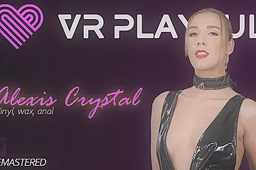 Vinyl, Wax, Anal - Alexis Crystal And Anal Toys - porn video