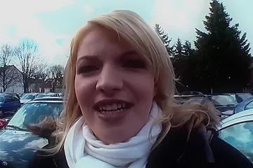 Blonde Milf With Tied Hands And Feet Sucks Cum On A Big Cock - porn video