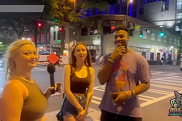 Asherclan Street Interviews Charlotte - Ava Rose And Charlotte Rose - porn video