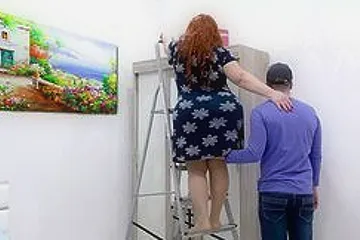 Stepson Came To The Aid Of His Stepmom, And She Agreed To Give Him A Blowjob And Let Him Fuck - porn video