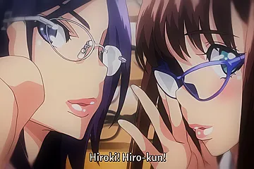 Megane No Megami 1-2 (sex ) 4k Remastered (48fps) Eng Sub [hentai] - porn video