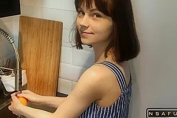 Hot And Intense Sex In The Kitchen - porn video