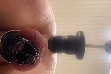 Tuto Enema And Fuck My Ass With Massage Gun - porn video