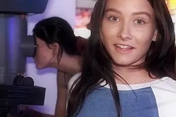 Veronica Church And Day Light - Unleash The Beast Petite Teen Jolts And Rides Giant Prick In Broad (18+) - porn video