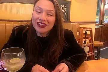 Fucks Employee In Pub Toilet While Husband Waits Outside And Gets A Surprise Load All - porn video