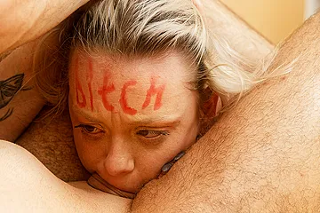 nympho bitch extreme rough face fucked - porn video