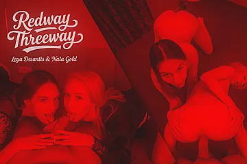 Redway Threeway With Leya Desantis And Nata Ocean - porn video