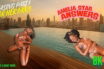 Black Ass Teasing (black Ass African In Thailand) With Black African And Amelia Star - porn video