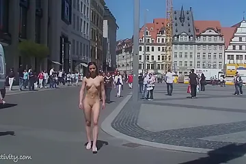 Nude July In Leipzig - Amateur Public Nudity - porn video