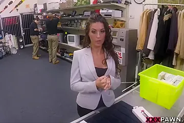 Curly Haired Stepmom Is Getting Fucked In The Office By Stranger - porn video