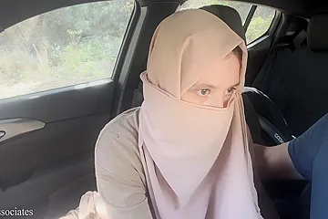 First Dogging In France. My Muslim Hijab Wifes First Fuck With A Stranger - porn video