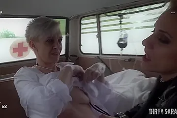 Huge Vaginal Prolapse In Immoral Ambulance - porn video
