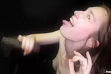 Claire Roos In Brace Yourself Claire, Deepthroating Is Hard! - porn video