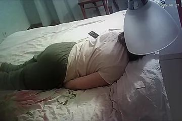 woman having fan and caught - porn video