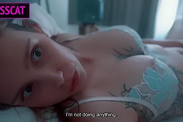 Why Stepmommy Wakes With Stepsons Wang In Hand Post-fight? Will This Babe Gets Face Cum In Share Daybed? - porn video