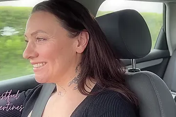 My Best Friends Cheating Milf Stepmom Couldnt Resist Fucking Me Right There In Her Car - porn video