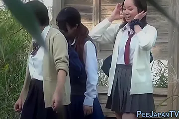 Asian Student 18+ Public Peeing - porn video