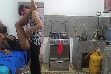 I Was Visiting My Neighbor And Then The Man I Like So Much Arrived To Make Us Morbid - porn video