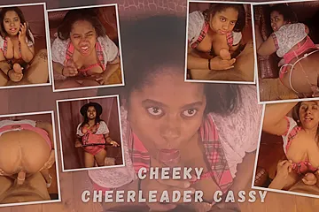 Cheeky Cheerleader Cassy - porn video