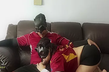 My Roommate Comforts Me With His Juicy Cock In My Ass And I Place My Wet Pussy In His Mouth - porn video