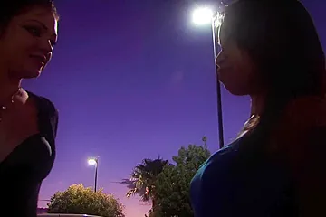 Horny lesbian couple passionately fuck in bed - porn video