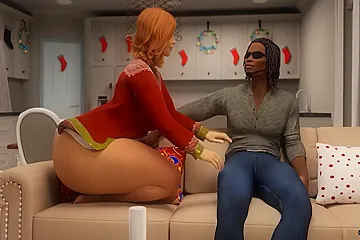 How My Slut Wife Spent Her Christmas Fucking Big Black Cock - porn video