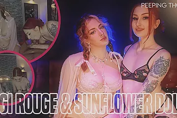Sunflower Doll And Gigi Rouge Fuck Old Men - porn video