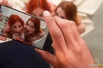 Baddies Fuck Around On The Job With Alex Jones, Abigaiil Morris And Elly Clutch - porn video