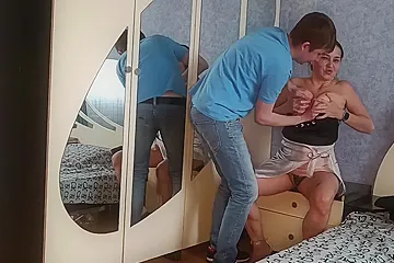Tight Skirt On Sexy Milfs Ass And Dick In Her Open Pussy - porn video