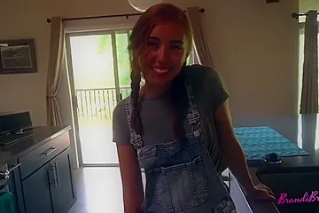 Brunette Cutie: Teen With Braids 6 (18+) - porn video