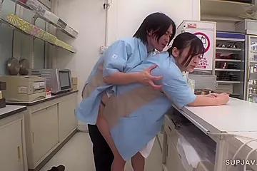 Cawd-693 A Convenience Store Worker Who Works Outside Of The Hourly Wage, Was Flowers And Cuckolded By The Vulgar Manager She Hates, Who Cums Inside Her From Behind In Her Peach Ass With Miyu Sasaki - porn video