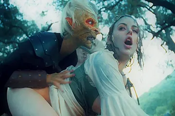 Goblin Monster Cock Gangbang Trapped In The Woods With Anna Claire Clouds, Arin Jones And Josh Rivers - porn video