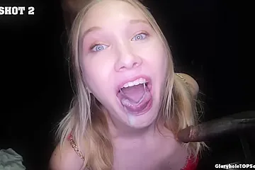 Sharon Babe And Mckenna Lynn - The Cum Matches Your Blue Eyes, Mckenna! - porn video