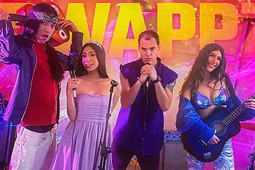 Donatello Devine, Aubry Babcock And Sona Bella - Our Big Cumback - porn video