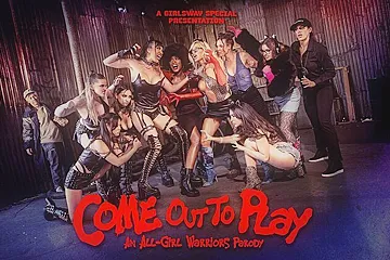 Come Out To Play: An All-girl Warriors Parody - Little Puck, Codi Vore And Leana Lovings - porn video