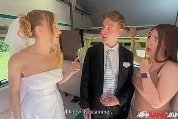 Bride Polly Youngs Fucked By Stranger Right At Her Wedding (18+) - porn video