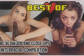 Bbc Blowjob And Close Ups Interracial Compilation - porn video