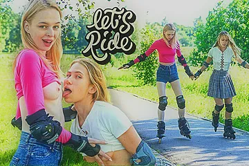 Elloise Arti And Nika Murr - Elloise And Nika Horny On Rollerblades - porn video